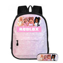 Roblox With Compartments Schoolbag Sport Backpack Cosplay