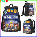 Roblox With Compartments Schoolbag Sport Backpack Cosplay