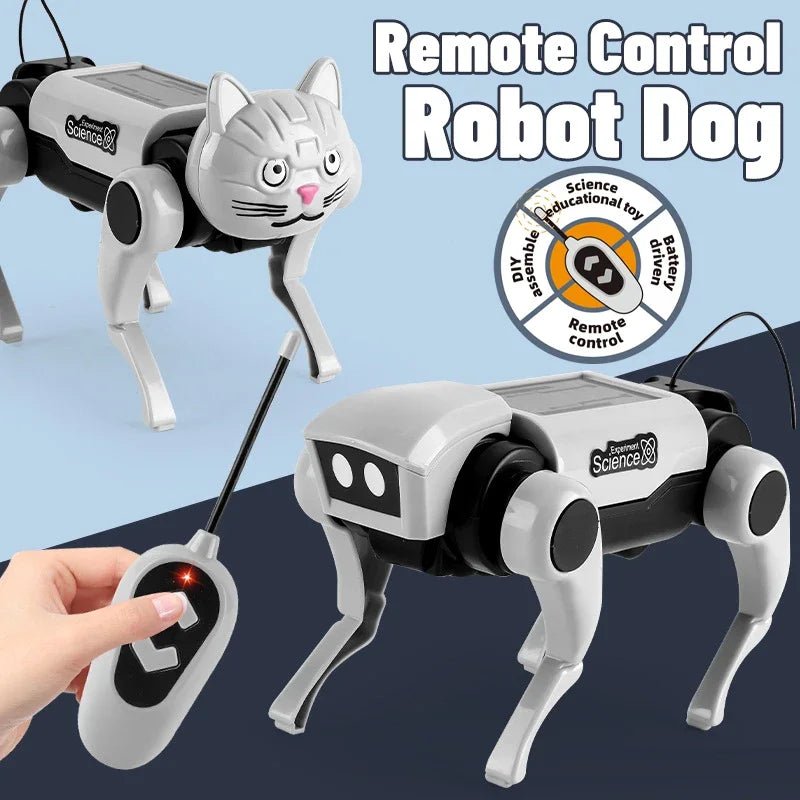 RoboLearn RC Robot Dog Kit - DIY Assembly Remote Control STEM Toy For Kids Eight