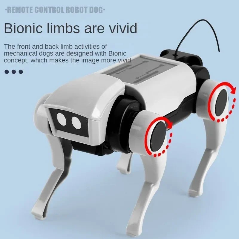 RoboLearn RC Robot Dog Kit - DIY Assembly Remote Control STEM Toy For Kids Eight