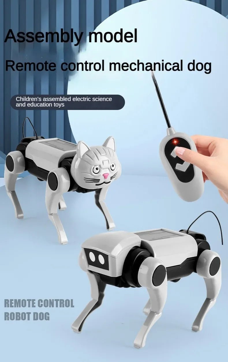 RoboLearn RC Robot Dog Kit - DIY Assembly Remote Control STEM Toy For Kids Eight
