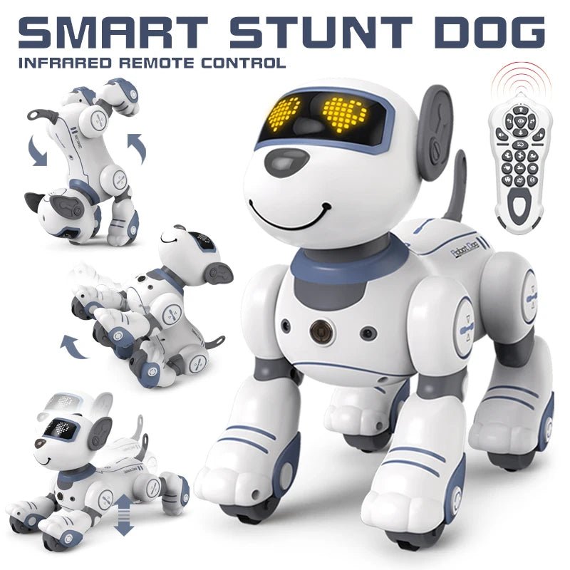 RoboPup Remote Control Robotic Dog - Music, Voice Command, Programmable Routines