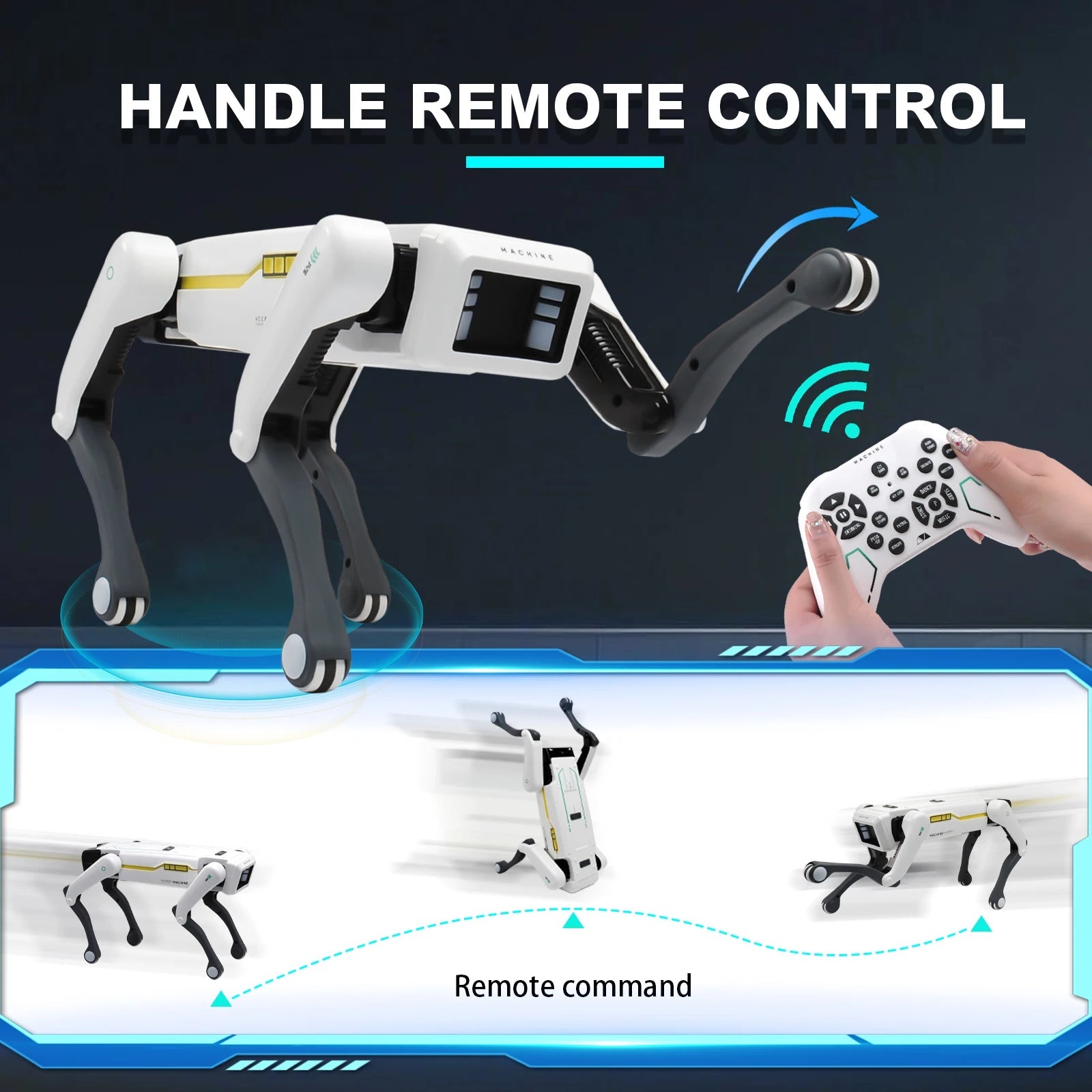 RoboPup Simulation Robot Dog - App Controlled With Voice Commands And Acrobatics