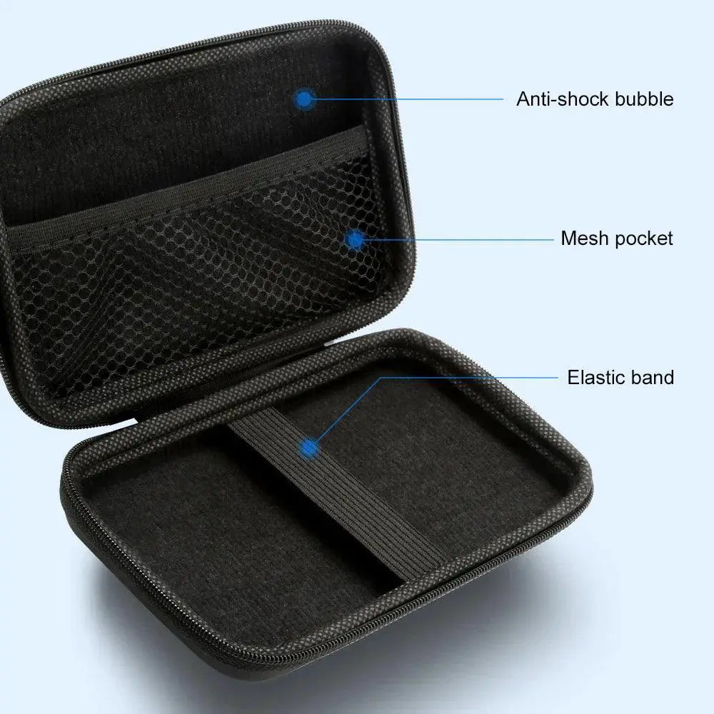 Rocketek Premium Tech Storage Bag For HDDs And Power Banks
