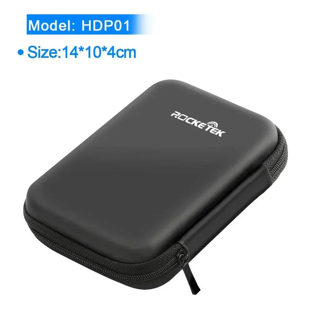 Rocketek Premium Tech Storage Bag For HDDs And Power Banks