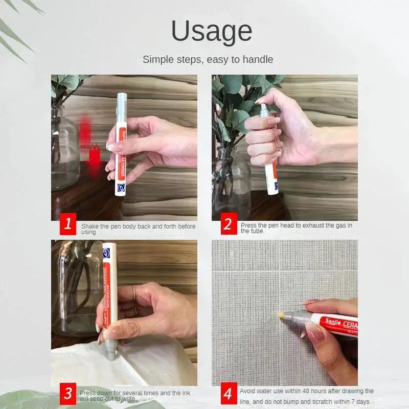 Roise Grout Pen Ultimate Bathroom Maintenance Tool