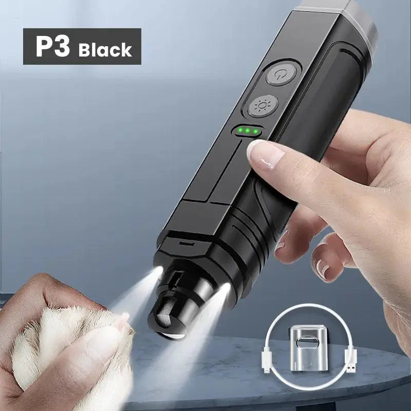 ROJECO P3 Electric Pet Nail Grinder With LED Light