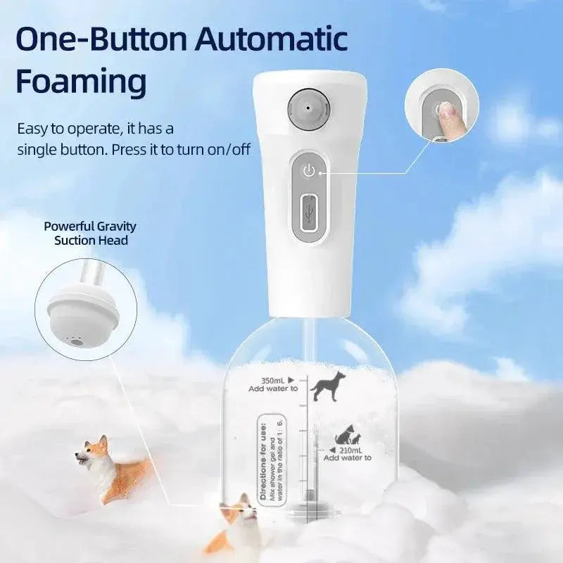 Rojeco Smart Pet Soap Dispenser Hands Free Foam Maker