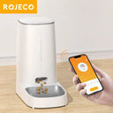 ROJECO Smart WiFi Automatic Cat Feeder Control Schedule Feed