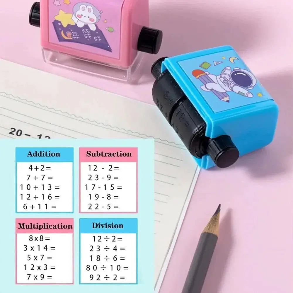 Roller Digital Math Stamp Fun Tool for Basic Operations