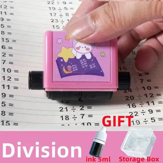 Roller Digital Math Stamp Fun Tool for Basic Operations