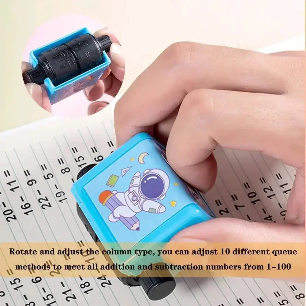 Roller Digital Math Stamp Fun Tool for Basic Operations