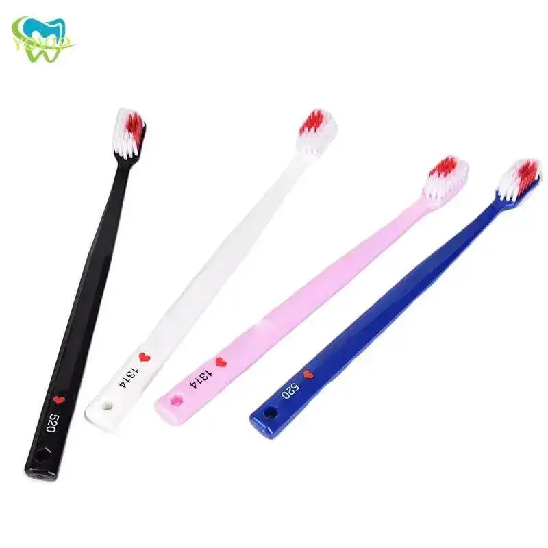 Romantic Heart Couple Toothbrush Set for Oral Care