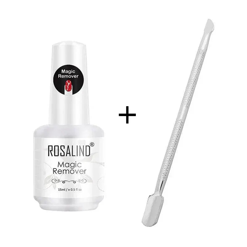 Rosalind Gel Nail Polish Remover Kit For UV Care Easy To Use