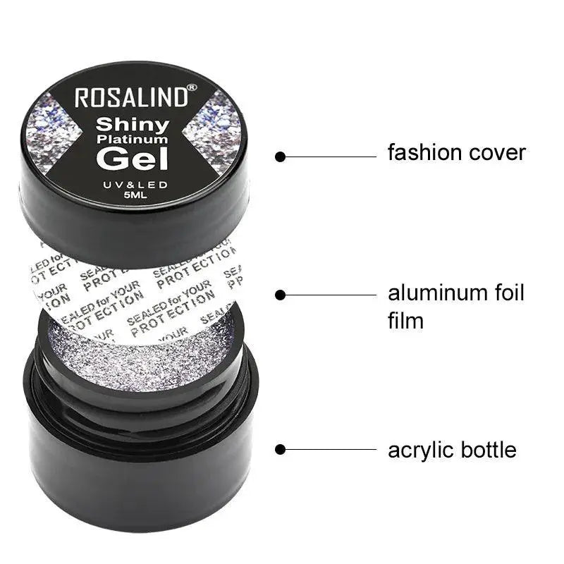 Rosalind Glitter Gel Nail Polish Set Elevate Your Manicure