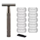 Rose Gold Double Edge Safety Razor Kit Premium Shaving Solution