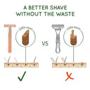 Rose Gold Double Edge Safety Razor Kit Premium Shaving Solution