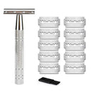 Rose Gold Double Edge Safety Razor Kit Premium Shaving Solution