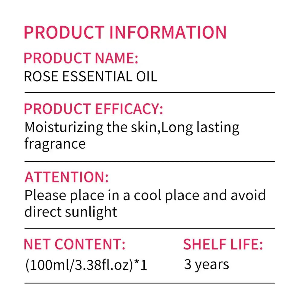 Rose Oil for Facial Care Hydration Now