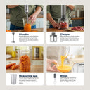 Fast Immersion Blender for Home Cooks