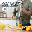 4-In-1 Immersion Blender for Fast Blends