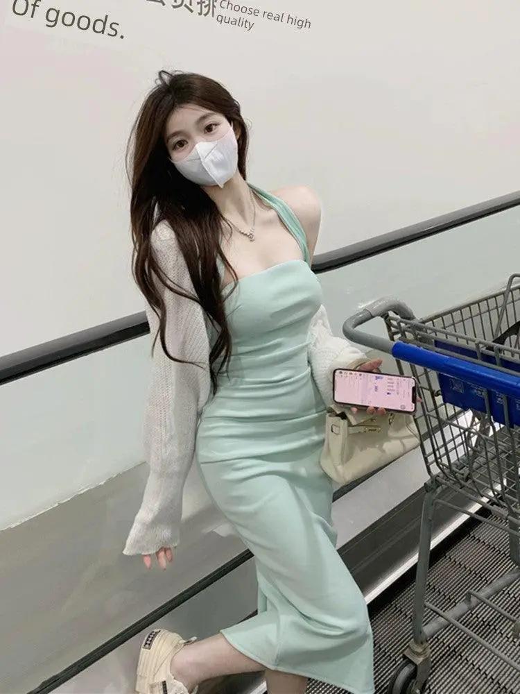 Ruched Backless Dress Tube Top For Elegant Sophistication