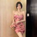 Elegant Silk Dress Set for Women Brunch