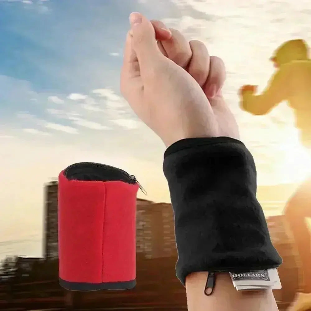 Running Wrist Wallet Sweat Absorbent Unisex Coin Purse