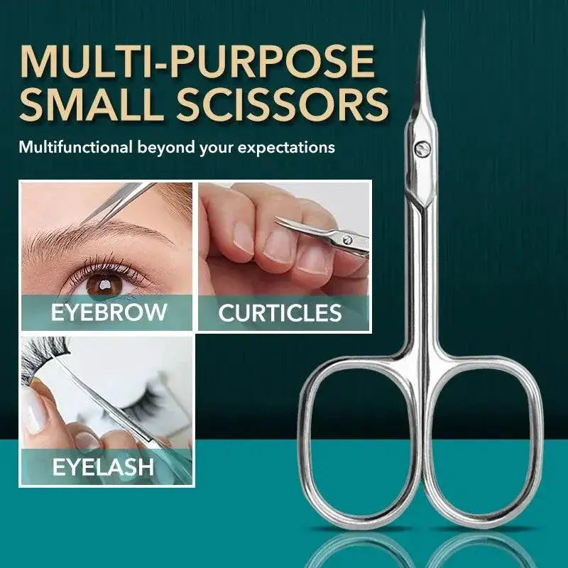 Russian Manicure Scissors Premium Cuticle Trimmer Curved Tip