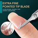 Russian Manicure Scissors Premium Cuticle Trimmer Curved Tip