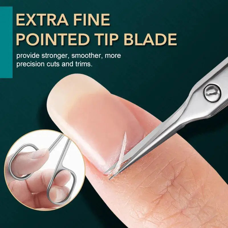 Russian Manicure Scissors Premium Cuticle Trimmer Curved Tip