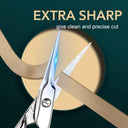 Russian Manicure Scissors Premium Cuticle Trimmer Curved Tip