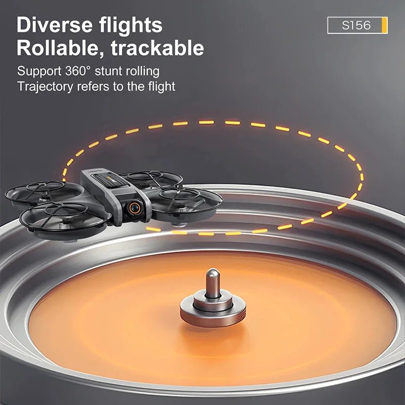 S156 Drone GPS 8K Pro Dual Camera Screen Remote Control HD - Obstacle Avoidance