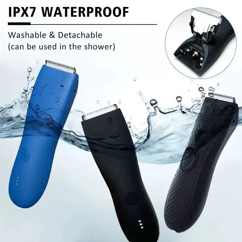 Safe Pubic Trim Groin Trimmer for Men