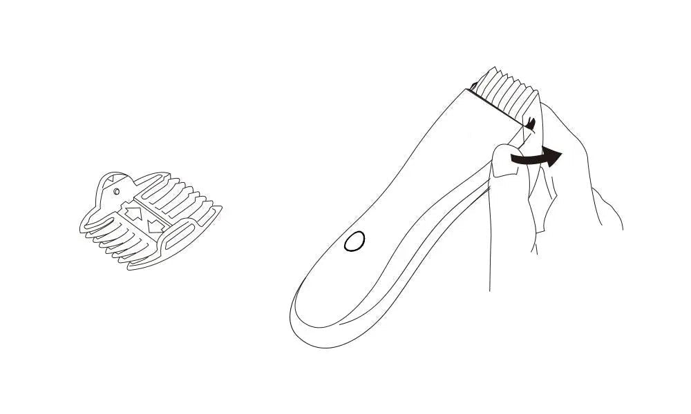 Safe Pubic Trim Groin Trimmer for Men — product view 17