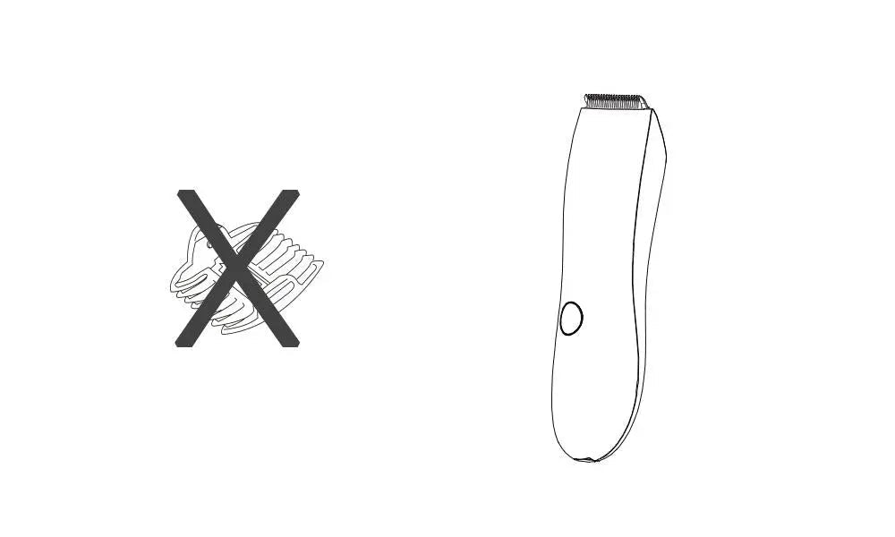 Safe Pubic Trim Groin Trimmer for Men — product view 19