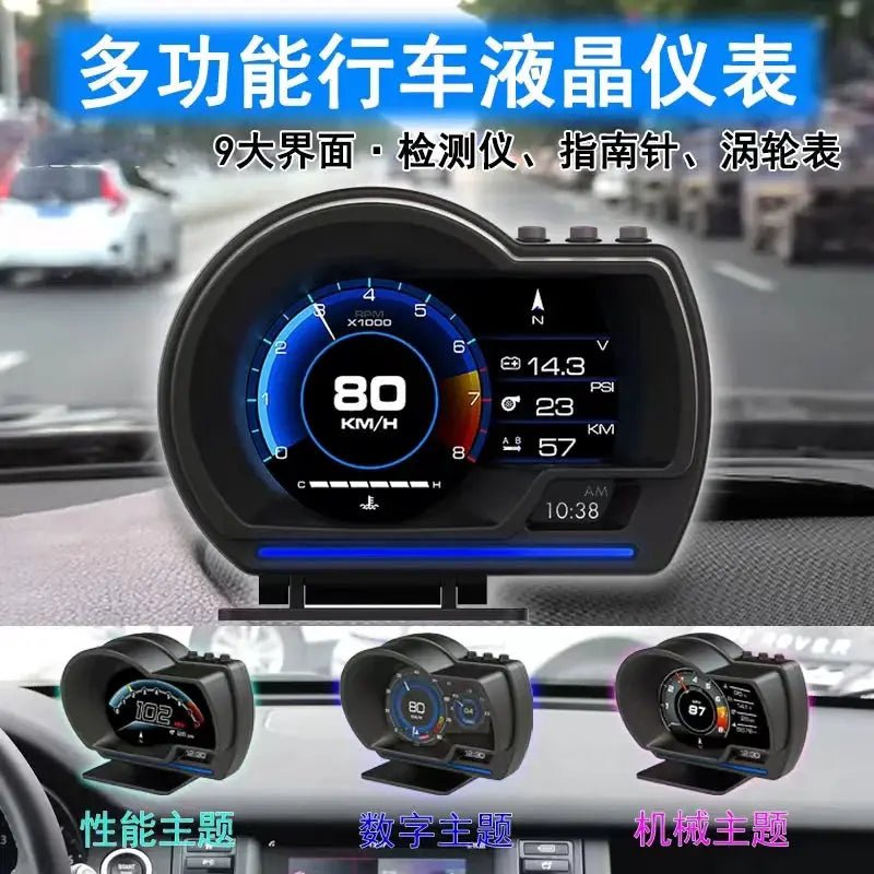 Safer Driving Car HUD for Real-Time Data