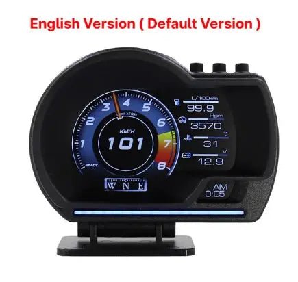 Safer Driving Car HUD for Real-Time Data