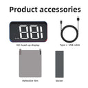 Safer Driving Car HUD with Beidou GPS