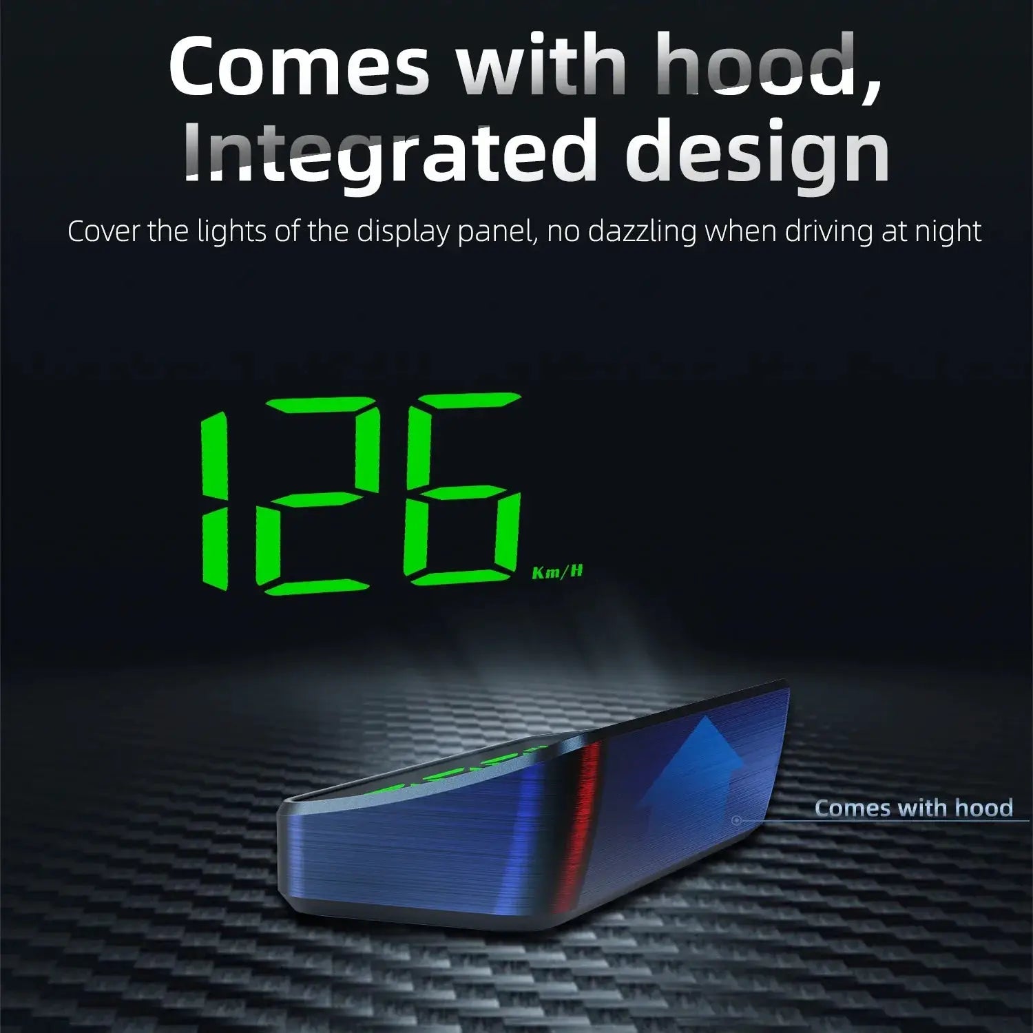 Safer Driving Car HUD with Beidou GPS