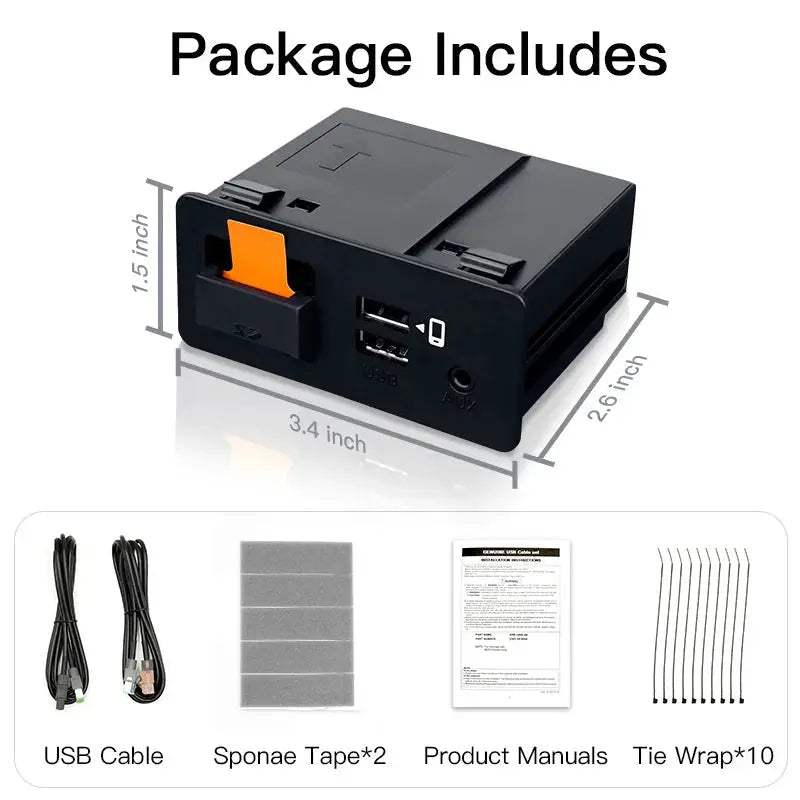Safer Driving CarPlay USB Hub for Mazda