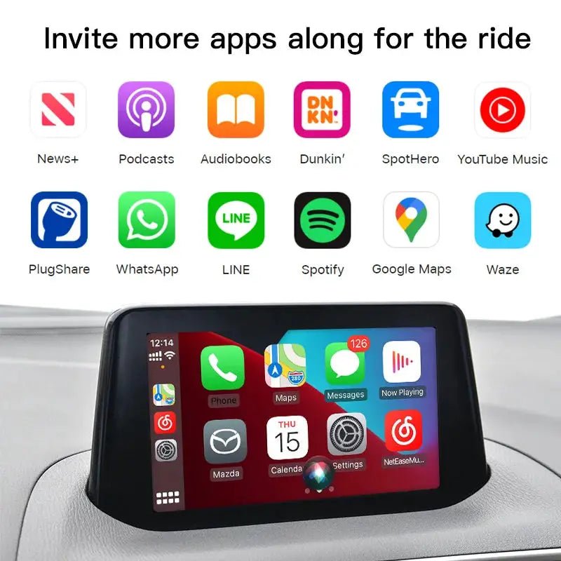 Safer Driving CarPlay USB Hub for Mazda