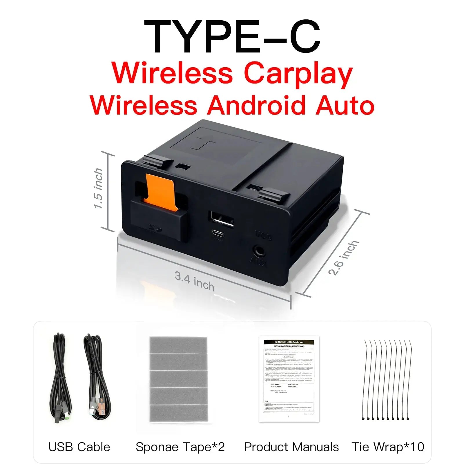 Safer Driving CarPlay USB Hub for Mazda