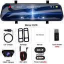 Safer Driving Mirror Dash Cam For Driver