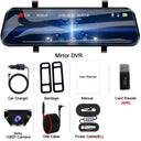 Safer Driving Mirror Dash Cam For Driver