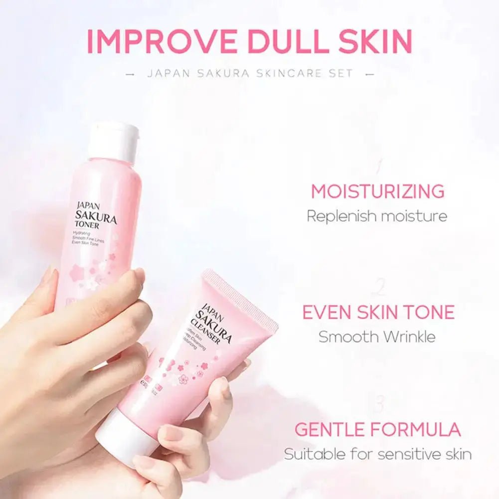 Sakura Skincare Set for Women Daily Glow