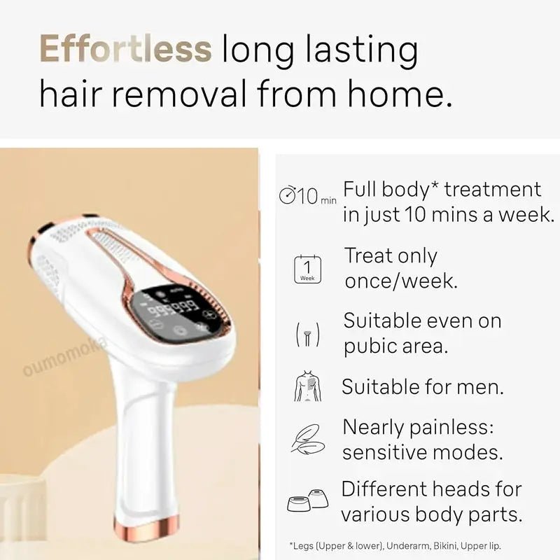Salon Grade IPL Hair Remover Smooth Skin