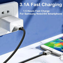 Samsung GalaxyS4 Note3 Note Pro 12.2 USB Micro B Cable Fast Data Transfer