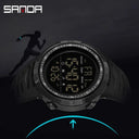 SANDA Military Digital Watch Waterproof Shockproof Outdoor Gear
