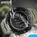 SANDA Military Digital Watch Waterproof Shockproof Outdoor Gear